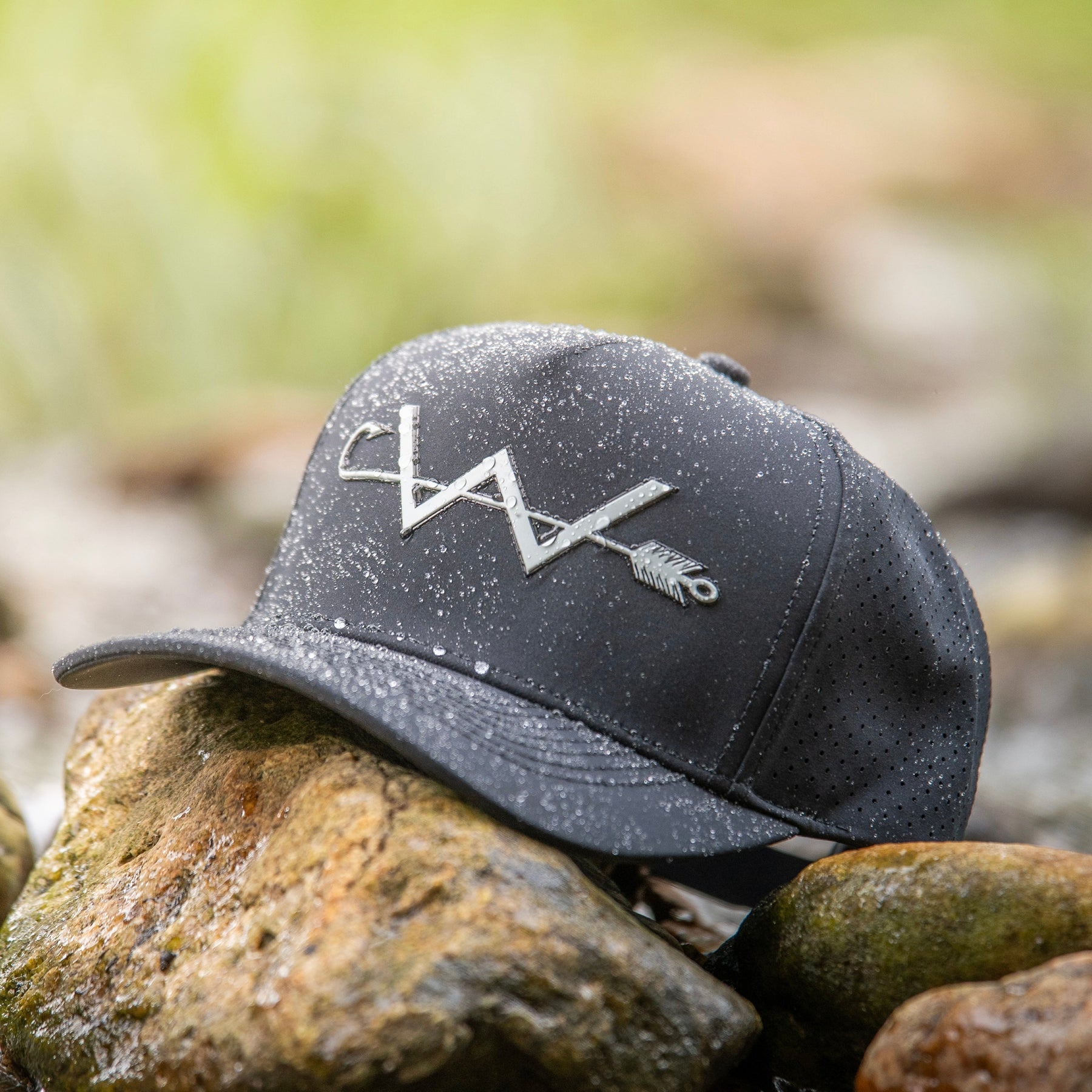 ball cap with fish hook svg Angler