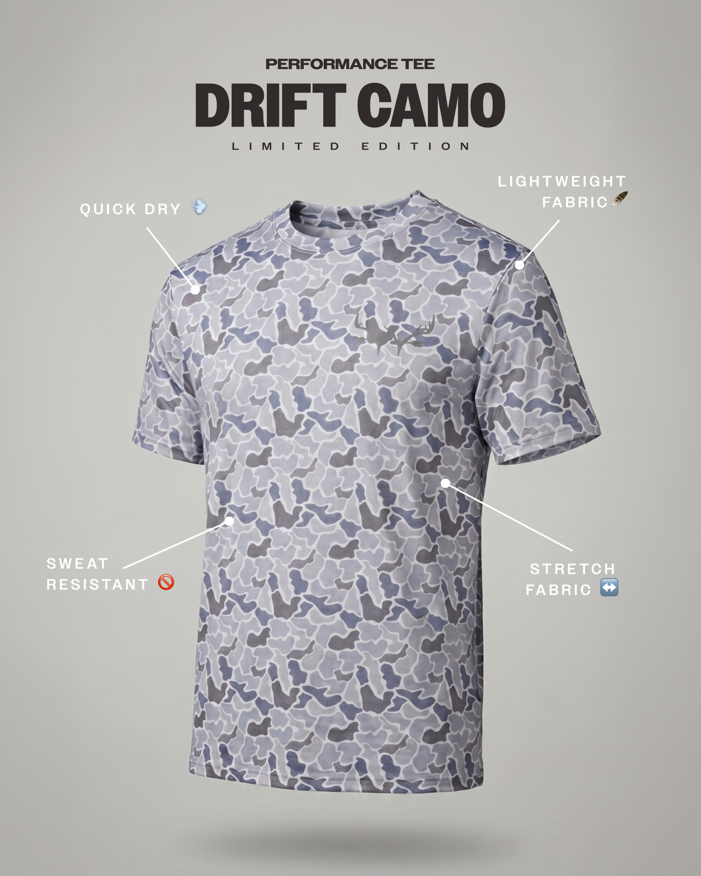 Performance Tee (Drift Camo)